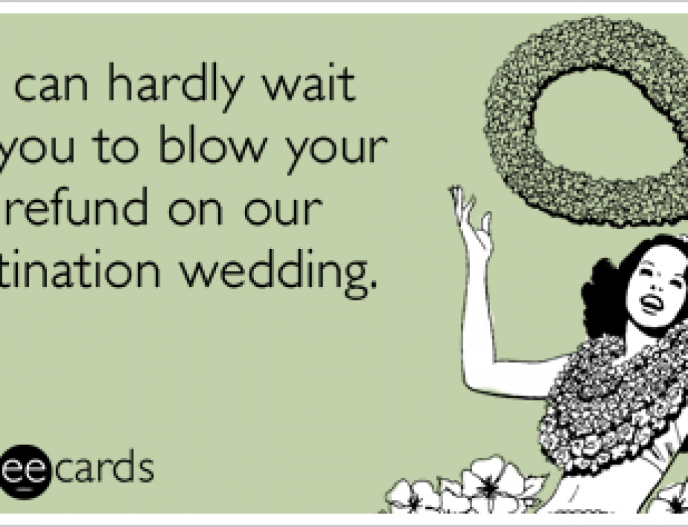 Funny Wedding quotes.